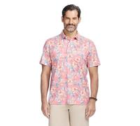 Izod Men's Sunshield Performance Short Sleeve Polo, Rose of Sharon, XXL