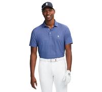 IZOD Men's Swingflex Elite Short Sleeve Golf Polo, Skipper Blue Crab, Medium