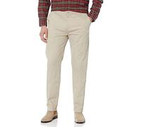Izod Men's Uniform Twill Khaki Pants, Flat Front & Comfortable Waistband, Stretch Fabric Trouser, 34 W/30 L