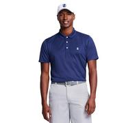 IZOD Men's Short Sleeve Golf Performance Stretch Polo Shirt, Peacoat, Large