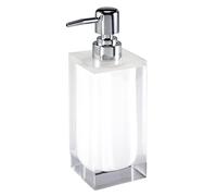 IZOD Resin Bathroom Essentials, White, Lotion Pump/Soap Dispenser