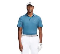 Izod Swingflex Elite Short Sleeve Golf Polo Shirt Men, Blue Coral Deco, L