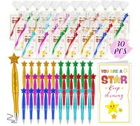 iZoeL 30Pack End of Term Gifts for Children End of Year Class Gifts for 30 Children Motivational Pen With Cards to Pupils & Gift Bags- Primary School Leavers Gifts Classroom Gifts School Rewards