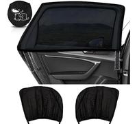 iZoeL Car Window Shades for Baby & Kids - UV Protection Sun Visor Car Curtains - Stretchable Fits Most Vehicles - Blackout Blinds