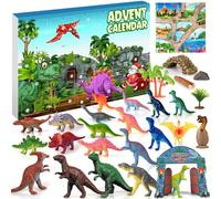 iZoeL Dinosaur Advent Calendar 2025 Boys Advent Calendar kids boys, 24 Dinosaurs Figures Countdown Days to Christmas Holiday, Surprise Gift for Kids Son Grandson Brother Nephew
