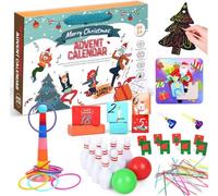 iZoeL FAMILY GAMES Advent Calendar 2025 Kids Christmas Countdown Calendar Teenagers Boys, 24 Games With Picture Guide, Unique Advent Calendar Daughter Son Grandson
