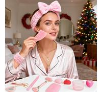 iZoeL Self Care Advent Calendar for Women & Teens 14+ - Christmas Countdown Gift Set with Facial Tools, Scented Candle, Jewellery & Cozy Socks - Beauty & Relaxation Gifts for Mom, Wife