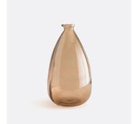 Izolia 36cm Recycled Glass Demi-John Vase Amber