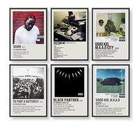 IZOOMIHOME Kendrick Lamar Poster, Album Cover Limited Edition Posters, Music Posters (Set of 6, 8in x 10in, Unframed)