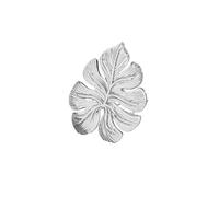 Izpack Big Palm Leaf Statement Ring for Women Stainless Steel Monstera Leaves Tropical Plant Adjustable Open Knuckle Thumb Finger Bands Rings Comfort Fit Fashion Jewelry for Nature Lover, 37.0