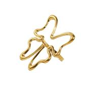 Izpack Hollow Butterfly Shaped Statement Ring for Women Stainless Steel Adjustable Butterflies Bow Knot Open Knuckle Finger Rings Minimalist Fashion Band Comfort Fit Hand Jewelry