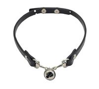Izpack Punk Jingle Bell PU Leather Choker Necklace for Women Tinkle Bells Collar Necklaces Personalized Rock Lolita Cosplay Party Jewelry Gifts Christmas