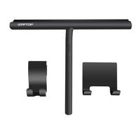 IZPFTOP shower squeegee 2 Hooks-window wiper glass squeegee- Silicone shower squeegee for shower doors-bathroom squeegee-Multi-Purpose scraper for Kitchen,Mirror,Car, Glass Cleaning (Black, 13inch)