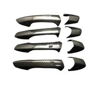 IZQLTWKR Side Exterior Door Handle Cover for B&ENZ A B C E GLA GLK CLA CLS Class W204 W176 W246 W218 W212 Real Carbon Fiber Car Exterior Door Handle Grab Cover Trim Sticker Styling(A)