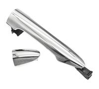 IZQLTWKR Side Exterior Door Handle Cover for Kia for Picanto for Morning 2011-2016 Chrome Outside Car Door Handle with Caps Front Rear Left Driver Right Exterior Cover 1 PCS(1 Pcs Rear Right)