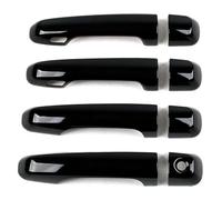 IZQLTWKR Side Exterior Door Handle Cover for Land for Cruiser Single Hole Door Handle Protective Cover & Exterior Bowl Trim Accessories 2016-2021(Dual Smart Bright Black)