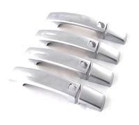 IZQLTWKR Side Exterior Door Handle Cover for Land for Rover for Freelander for 2 Discovery 3/4 Door Handle Cover Anti-Scratch Guard(Silver-4 Intelligence)