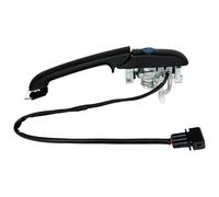 IZQLTWKR Side Exterior Door Handle Cover for VW for Passat B4 1994 1995 1996 1997 3A0839205A 3A0839206A 3A0837207C 3A0837208C Car Exterior Door Handles Black W/Keys(Front Left)