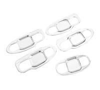 IZQLTWKR Side Exterior Door Handle Cover for Wrangler for Rubicon 2018-2021 Hollow-Out Door Handle Bowl Trim Anti-Scratch Modification Protector(Door Bowl B - Electroplating)