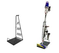 IZSOHHOME Universal Vacuum Stand,Stable Metal Storage Bracket Stand Holder Frame,Compatible with Dys,Hoover, Eureka, Rainbow,Shop VAC and Most Stick Vacuum(Black)