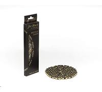 Izumi 1/2 × 1/8 ES410JB/G 116 Link Single Speed Chain, Jet Black/Gold