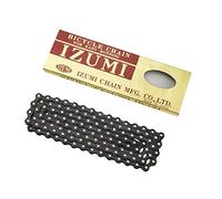 Izumi Standard Chain 1/2 x 1/8 Jet Black and Gold Size: 116 Links