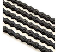 Izumi x MASH JET BLACK 1/2" x 1/8” Bike Wide Chain, Single Speed Track BMX (Black)