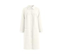IZURIA lapel white long sleeved robe M