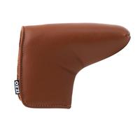 IZZO Golf Blade Putter Headcover Camel/White - putter headcover for your mallet putter, blade style head cover