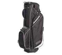 Izzo Golf Izzo Ultra-Lite Cart Golf Bag with Single Strap & Exclusive Features, Black, 3.8 Pound