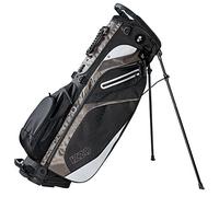 Izzo Golf Izzo Ultra-Lite Stand Golf Bag with Dual-Strap & Exclusive Features, Black/Gray