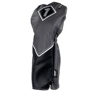 Izzo Golf Premium Driver Headcover Gray/Black - Durable PU Leather Golf Driver Headcover