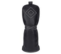IZZO Golf Premium Hybrid Headcover Gray/Black - Durable PU Leather Golf Hybrid Headcover