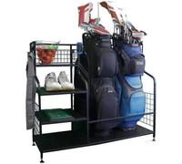 IZZO GOLF GARAGE ORGANISER STAND