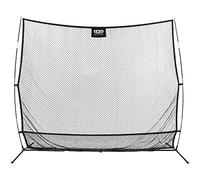 Izzo Unisex's range-12'x10 Catch Extra Large Golf Hitting net for Your Backyard or Home Range, Black, 12' x 10'