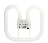 Izzy LED GR8 2D 2 Pin Light Lamp Bulb, 13W = 28W, 1550 Lumens, 4000K Cool White, Long Lasting Lifespan 20000 Hours, Butterfly Shape Energy Saving Lamp [Energy Class E]