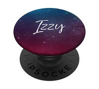 Izzy Name Personalized Girl Custom Women Female Cute Pink PopSockets Swappable PopGrip