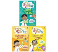 Izzy the Inventor Series By Zanna Davidson 3 Books Collection Set (The Unexpected Unicorn, The Curse of Doom & the Teeny Tiny Ogres)