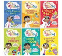 Izzy the Inventor Series By Zanna Davidson 6 Books Collection Set (The Unexpected Unicorn, The Curse of Doom, The Time Travelling Gnome, Teeny Tiny Ogres, The Elf Inspectors, The Scary Fairy)