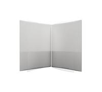 Izzy's 6 Pocket Plastic Folder - 2 Full-Page Sleeves, Flexible & Durable, Water-Resistant Surface, Professional Design - Made in USA, Ideal Pocket Folders