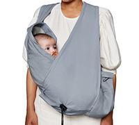 Izzzi Baby Carrier - A Carrier Made for mom and Baby Makes Breastfeeding a Breeze Continuous Eye Contact. (Stone)