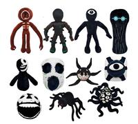 (J) 10pcs/set Doors Roblox Figure Plush Toys Rainbow Friends Peluche Horror Anime Soft Christmas Halloween Gifts
