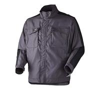 J.A.K. 16025007 Series 1602 65% Polyester/35% Cotton Blouson Jacket, Grey/Black, 4XL Size