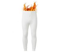 J&A MARTS Men’s Thermal Long Johns Bottoms - Fleece-Lined Base Layer Pants for Men - Soft Warm Thermal Leggings Trousers for Winter Daily Wear - Stretch Fit Underwear (1-Pant-Large-White)