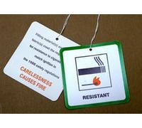 J A Milton Cigarette Match Resistant Wing Green Labels. Pack of 10