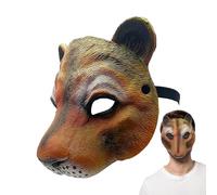 J-aguar Mask | Animal Face Cover | Realistic Leopard Costume | Multi-Purpose | Handcrafted | 24x20cm | For Family Adults Theater Performance