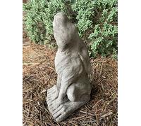 J and L Stone Ornaments Stone Garden Small Rustic Moon Gazing Hare Sculpture