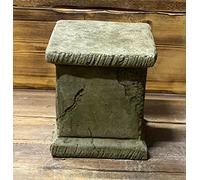 J and L Stone Ornaments Stone Garden Statue - Grey - 9.5” Tall x 8.5” Wide x 8.5” Deep - Handcrafted, Frost Proof, Aged Appearance