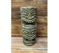 J and L Stone Ornaments STONE GARDEN TOTEM POLE EASTER ISLAND AFRICAN HEAD TIKI STATUE ORNAMENT