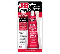 J-B Weld 31314 High Temperature RTV Silicone Gasket Maker and Sealant - Red - 3 oz.